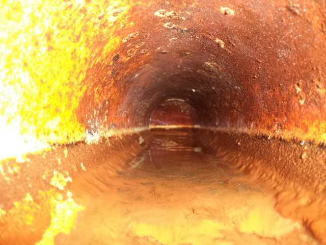 Floor Drain with Iron Ochre Problem