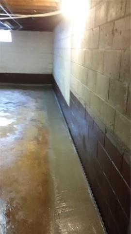 Basement Floor Restored
