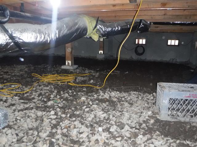 Typical South Lake Tahoe Crawlspace