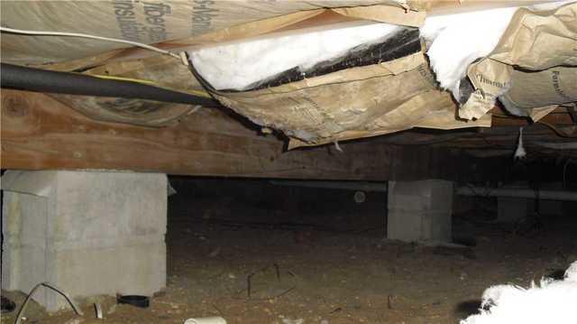 Humid, Dusty Crawl Space