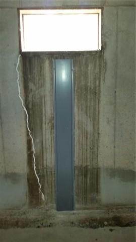 WellDuct Directs Wall Leak to WaterGuard