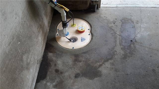 Sump Pump System Installed