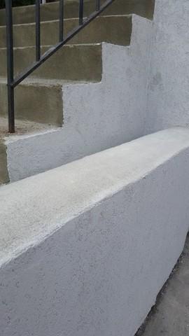 Stairs after Repairs and Coating