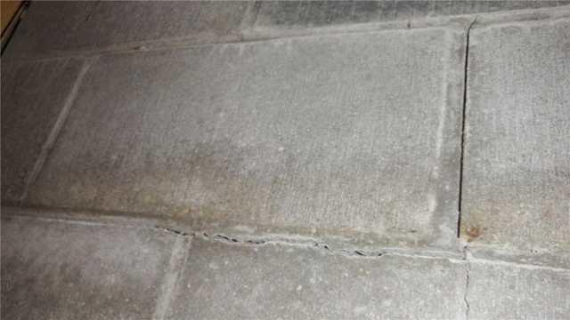 Stairstep Crack in Bowing Wall