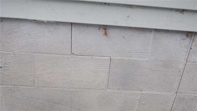 Stairstep Crack on Outside of Foundation