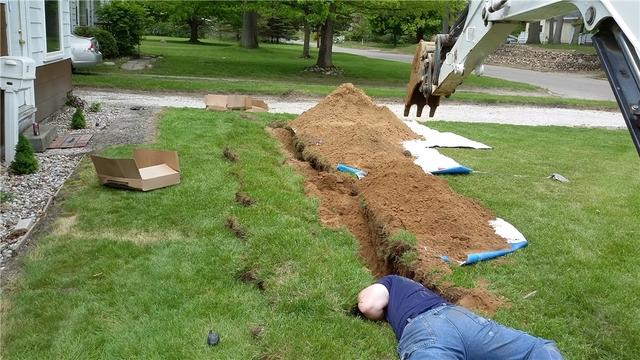 Installing the Wall Anchors Outside