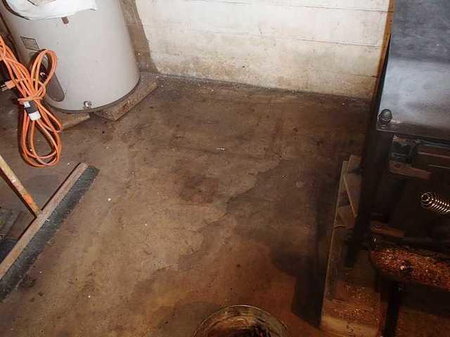 Damp Basement Floor