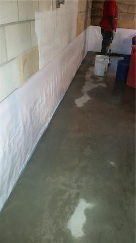 Waterproofed Basement