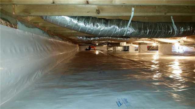 Completed Crawl Space