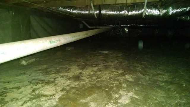 Damp Crawl Space Floors