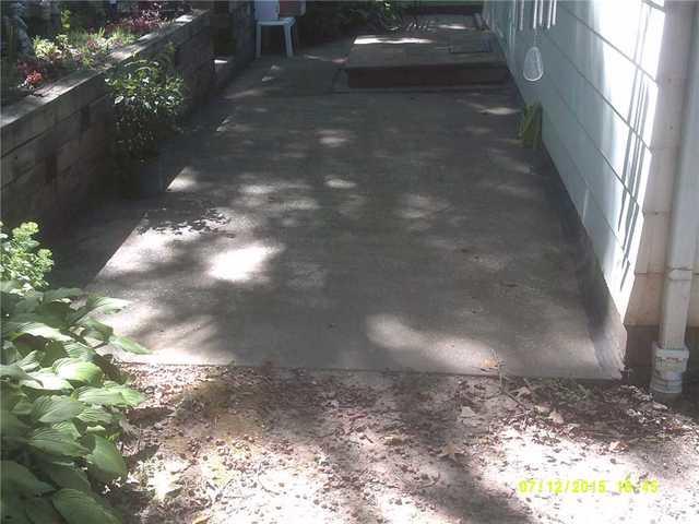 Concrete Patio Slated for Removal