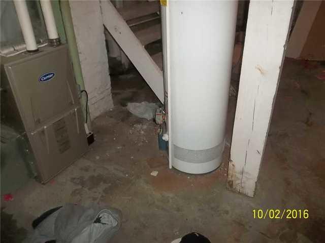 Water Damage on Basement Floor