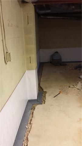 Wall Liner In Progress