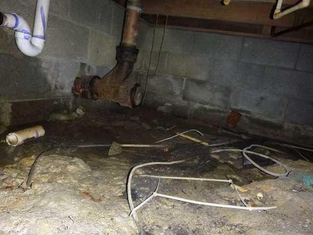 Before DryZone Repairs Foundation