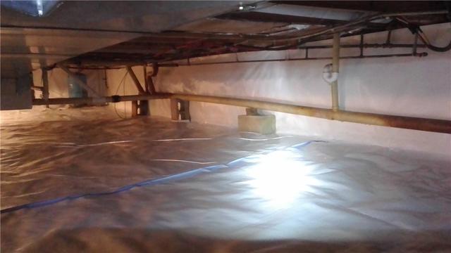 Clean, Dry Crawl Space Ready for the Market