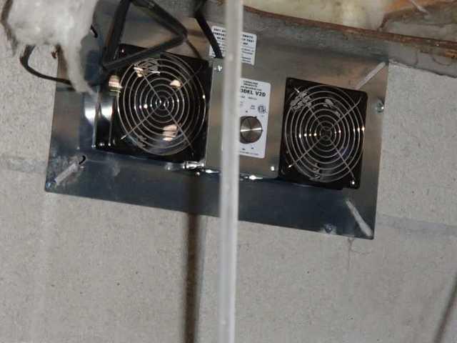 Power vent fan
