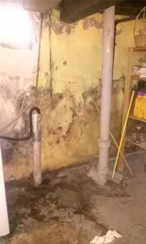 Water Damaged Crawl Space