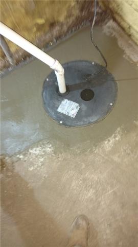 New Sump Pump Keeps Crawl Space Dry