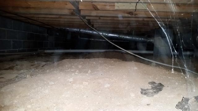 Dirty crawl space