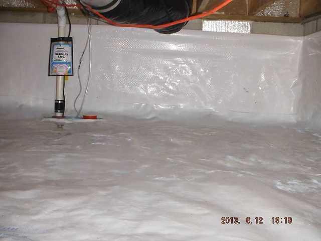 Beautiful Finished Crawlspace in Millsboro, Delaware
