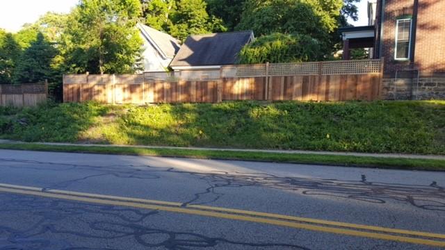 Cedar Fence & Lattice Top