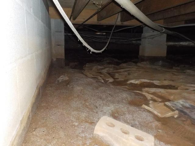 Dirt Floor crawl space