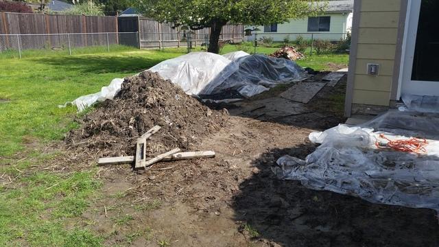 Dirt taken out of crawlspace