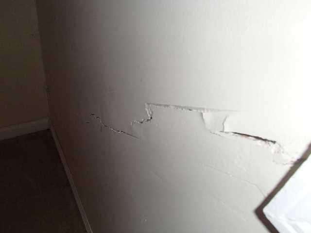 Buckling walls in Newark, Delaware Home