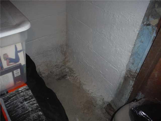Water Damage in Corner