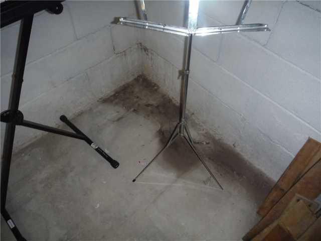 Heavy Water Damage from Standing Water