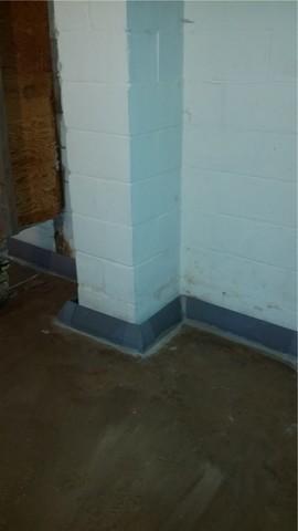 Closeup of WaterGuard Installation