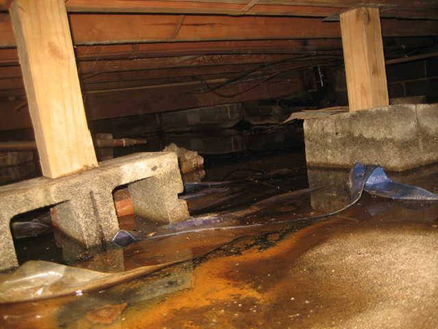 Wet Crawl Space