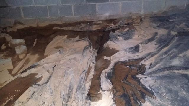 Water in crawl space!