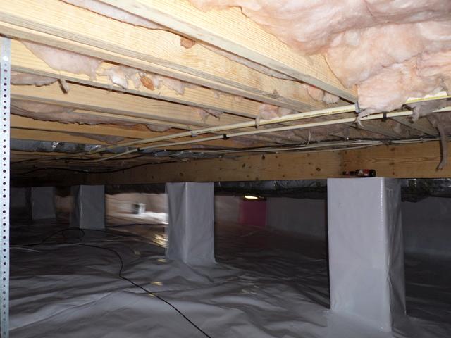 Dry, clean crawl space
