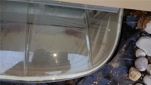 Closeup of Window Well Lid