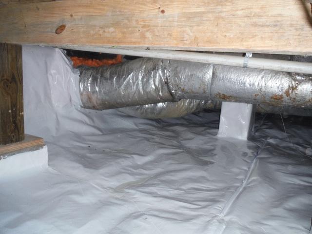 Upgraded Crawl space