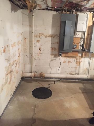 Wet, Dirty Basement in Ocean, NJ