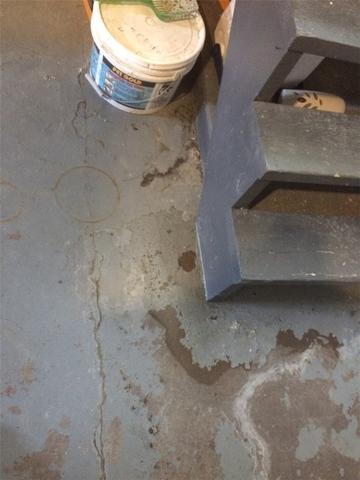 Cracks in Floor Provide Water Entry Point