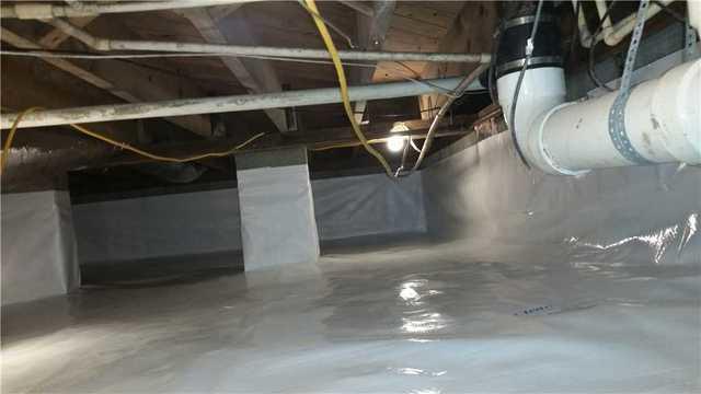 Finished Product Crawl Space