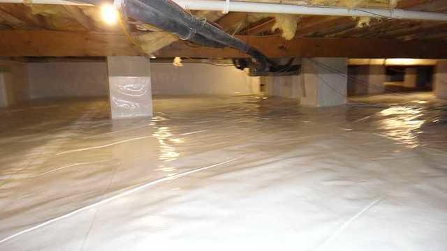 Clean Healthy Crawl Space