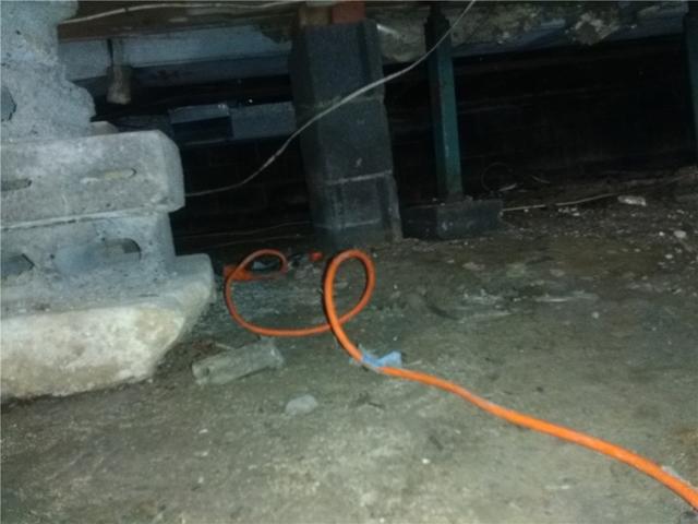 <p>This Chesterfield crawl space had high humidity that needed to be lowered to a safer level. High humidity can cause wooden crawl space beams to rot and lose their structural integrity.</p>