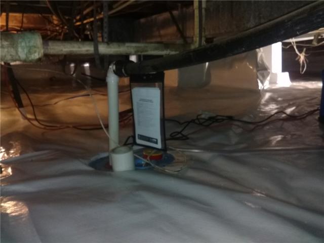 <p>CleanSpace vapor barrier helps lower the humidity in the crawl space and keeps it clean.</p>