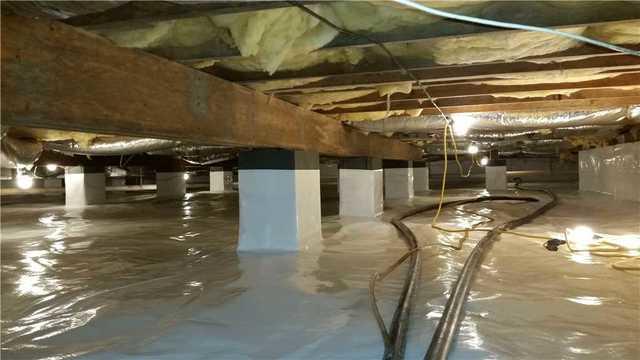 Finished Crawl Space