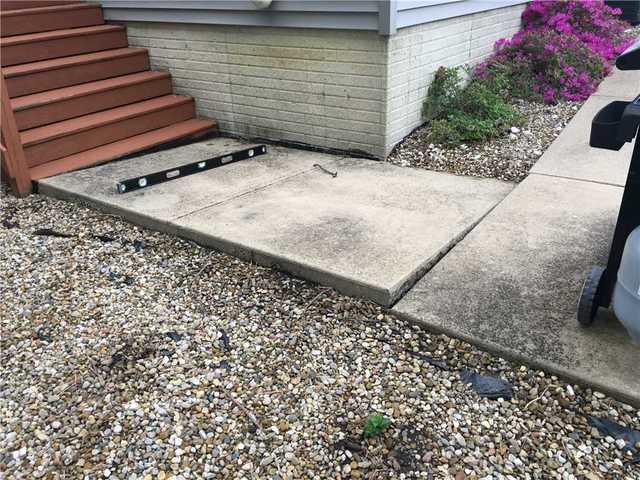 Uneven Walkway in Monticello, Illinois