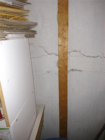 Splintering Drywall in Basement