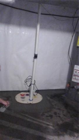 <p>After our crew installed our Super Sump system.</p>