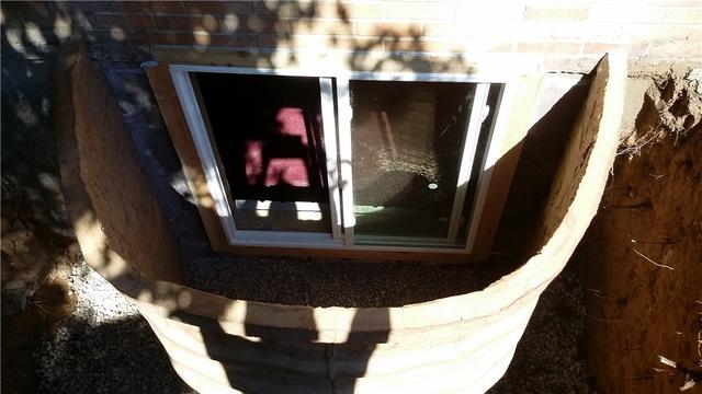 New Egress Window Upgrades Basement Office