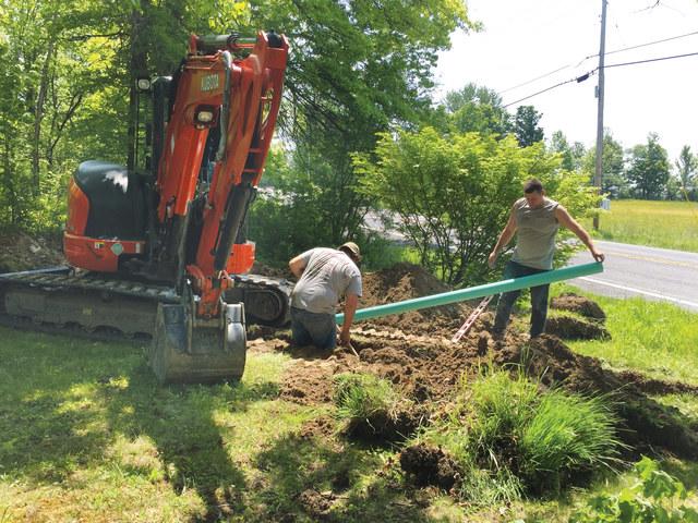 Gravity Drainage Line