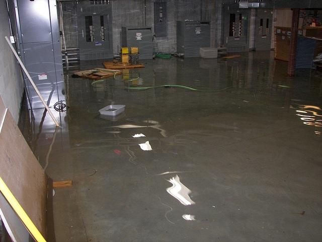 Utilities under water