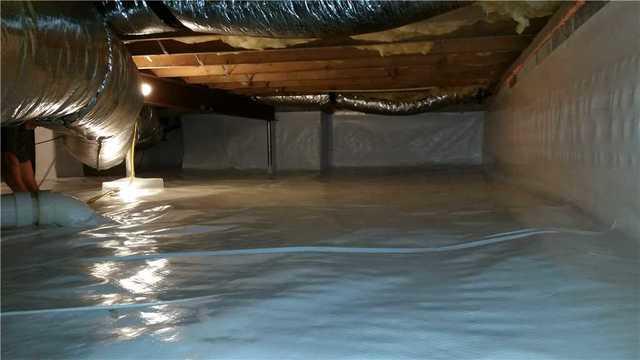 Finished Crawl Space
